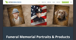 Desktop Screenshot of customfuneraltributes.com